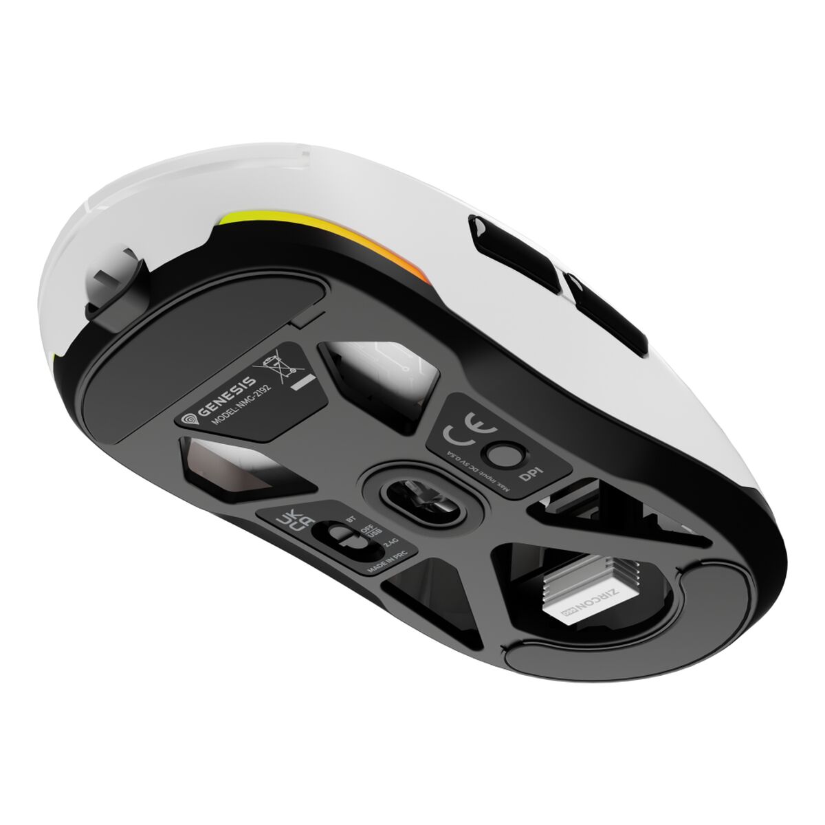 Hiiri Genesis Zircon 660 Valkoinen